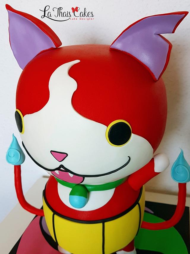 Jibanyan Yokai Watch Cake By La Thais Cakes Cakesdecor