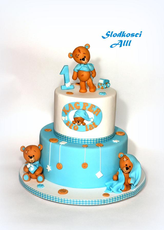 Teddy Bear Cake - Decorated Cake by Alll - CakesDecor