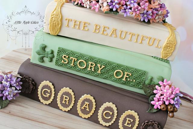 The magic world of books ~ cake 
