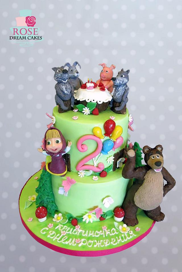 Masha And The Bear Cake Decorated Cake By Rose Dream Cakesdecor