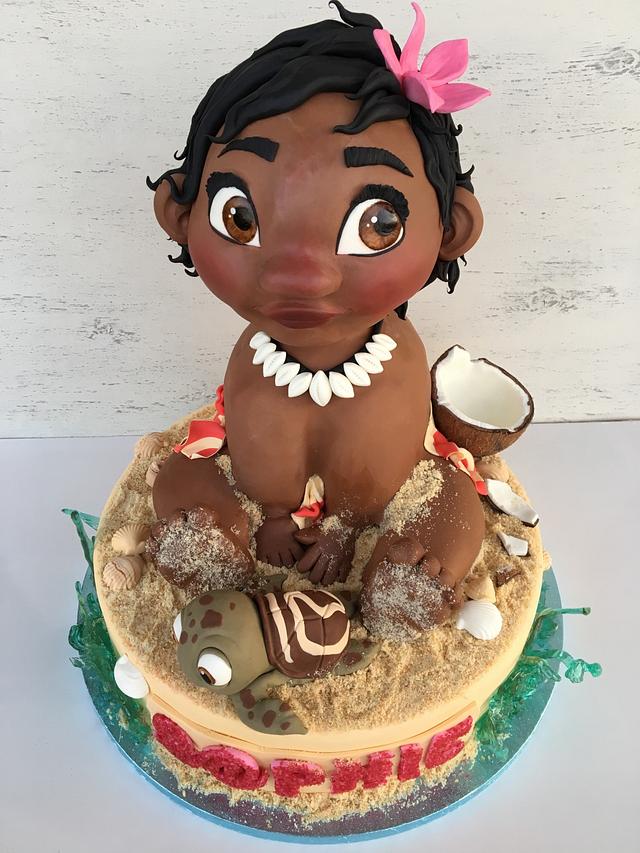 Baby Moana Cake Cake By Pompea Camposeo Cakesdecor