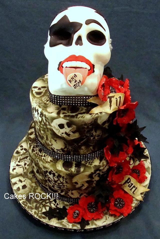 Starchild Rock 'n' Roll Wedding Cake