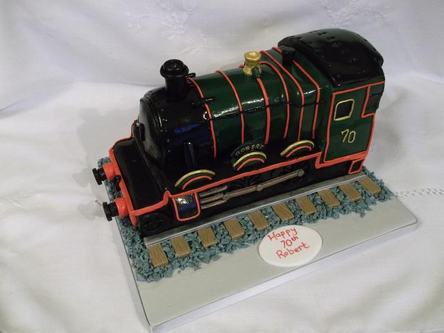 Great Western Steam Train - Decorated Cake By Jayne - Cakesdecor