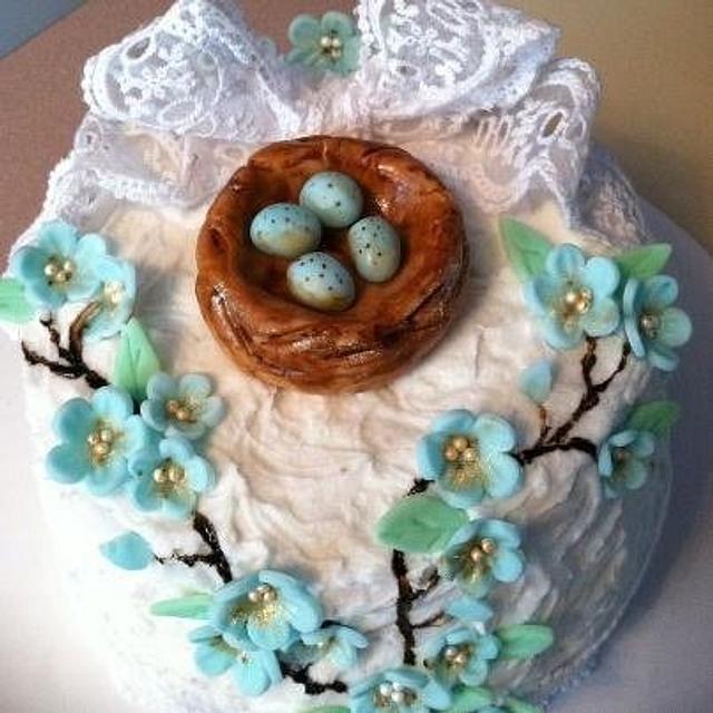 Bird's Nest Cake Cake by Patty Cake's Cakes CakesDecor