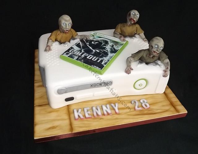 XBOX Call Of Duty Zombie cake Cake by Cake Temptations