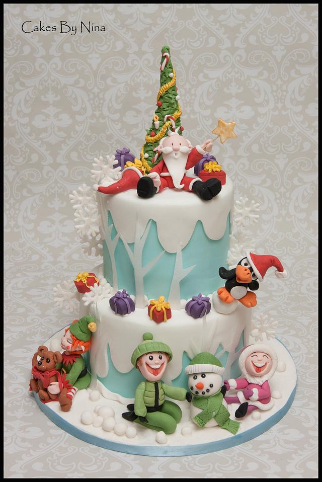 Tis the Season to be Jolly - Decorated Cake by Cakes by - CakesDecor