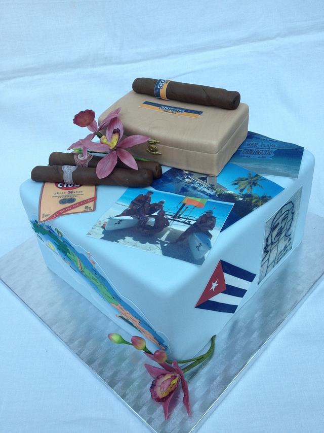 Cuban Birthday cake 
