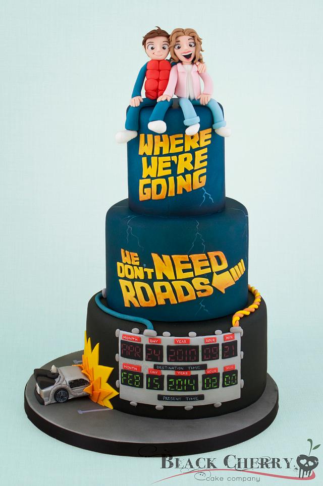 Back to the Future Wedding Cake - Decorated Cake by - CakesDecor