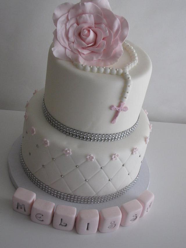 First Holy Communion cake! - Cake by Sandra Caputo - CakesDecor