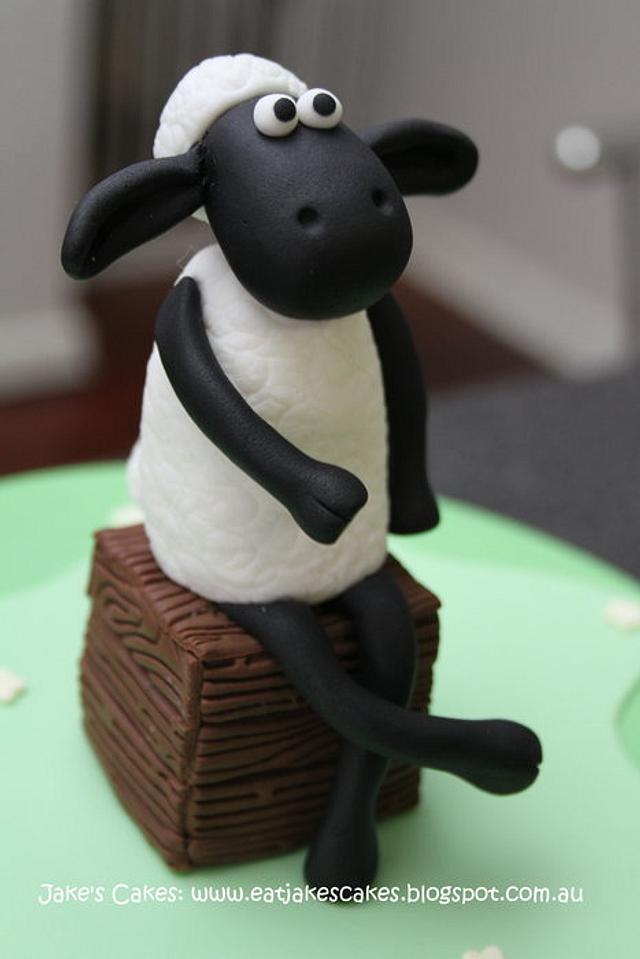 Shaun the sheep cake - Cake by Jake's Cakes - CakesDecor