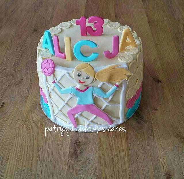 Handball Cake Cake By Hokus Pokus Cakes Patrycja Cakesdecor