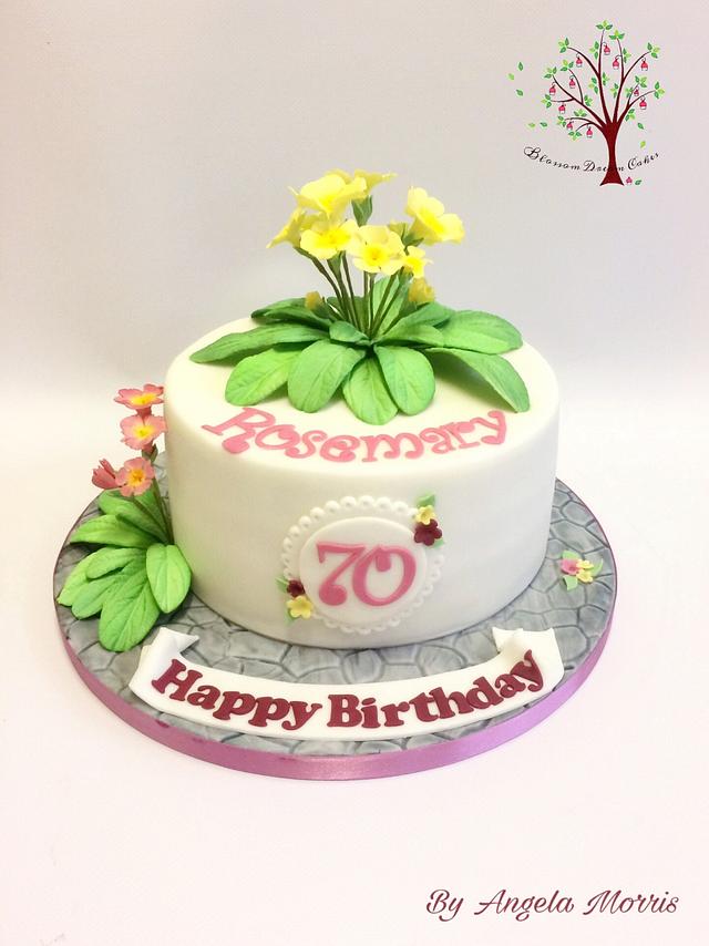 Spring Primrose cake