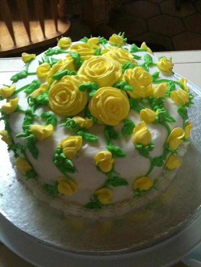My first Cakes and Flowers