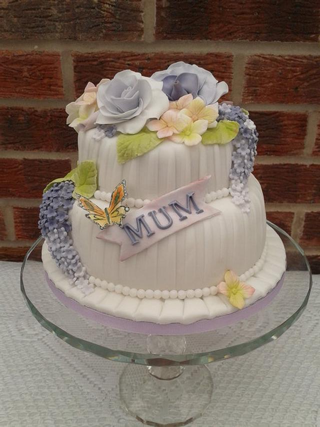 We'll gather Lilacs - Decorated Cake by Karen's Kakery - CakesDecor