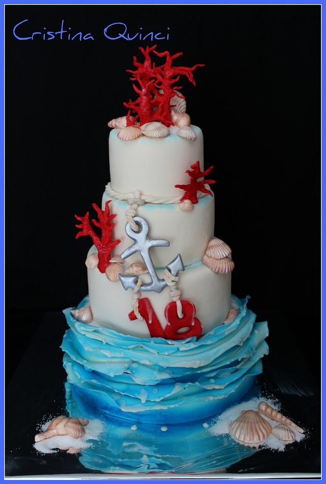 Coral Cake Decorated Cake By Cristina Quinci Cakesdecor 