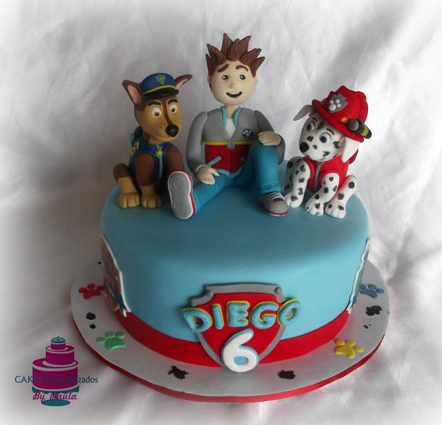 Paw Patrol Cake - Decorated Cake by CakesByPaula - CakesDecor