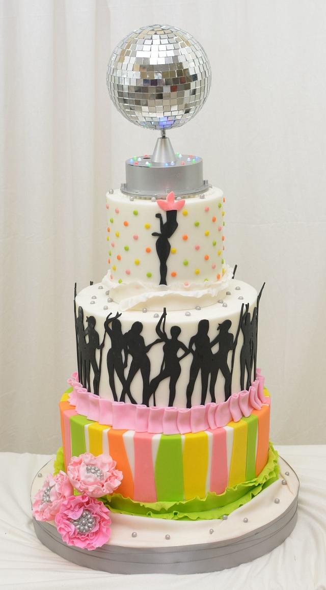 Disco Dance Cake Decorated Cake by Sugarpixy CakesDecor