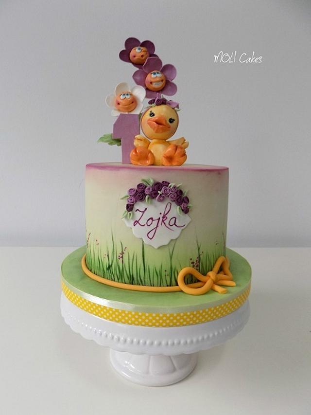 Duck - Cake by MOLI Cakes - CakesDecor