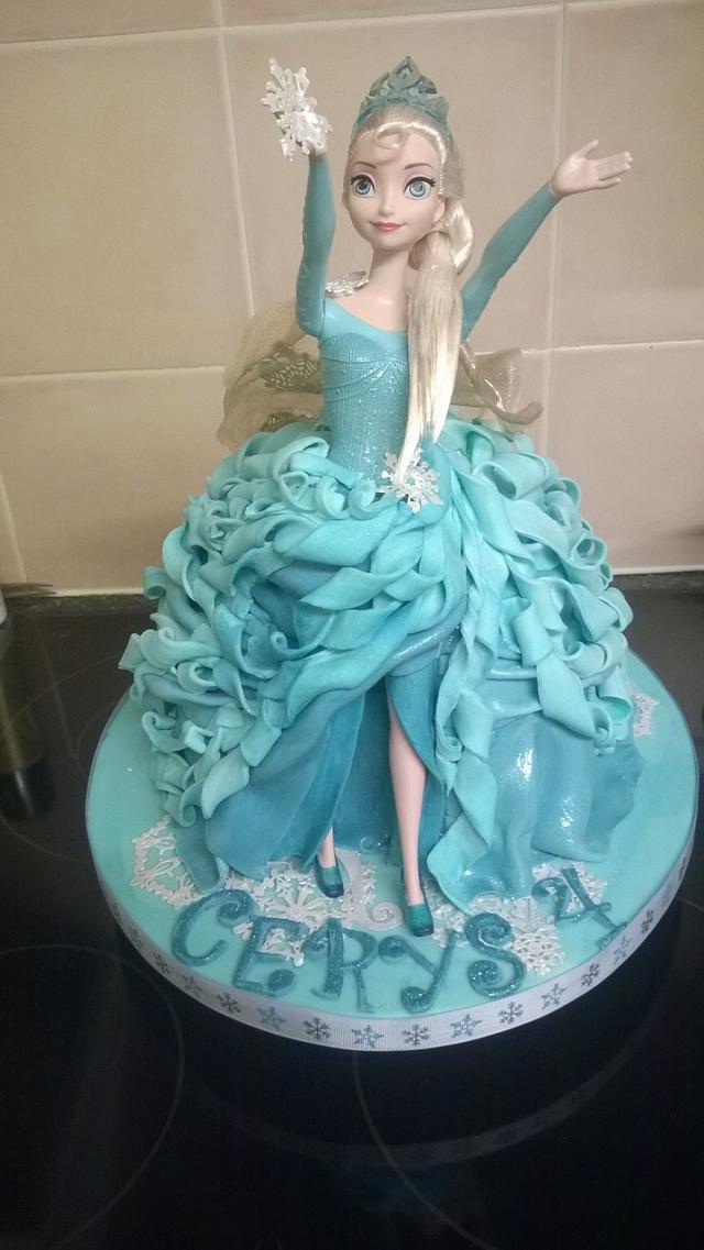 Elsa from Frozen - Decorated Cake by Ann McKenzie - CakesDecor