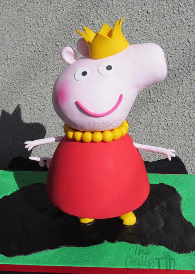 Peppa pig 2024 cake tin