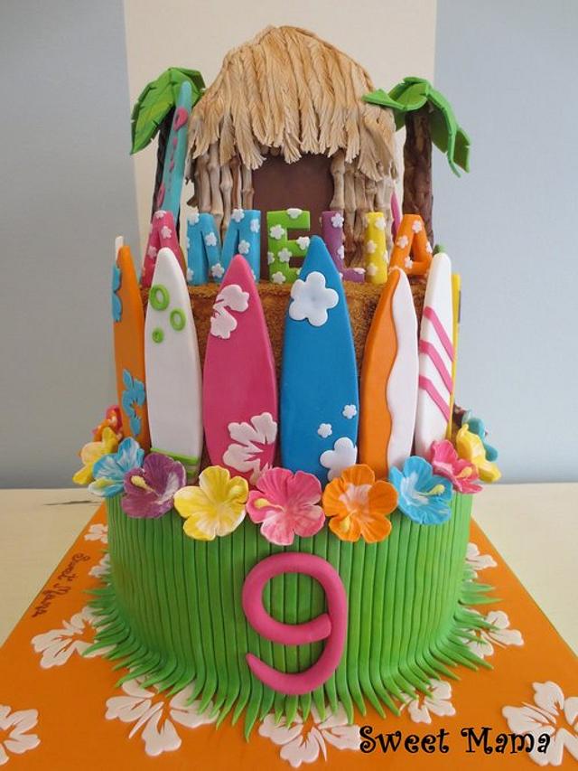 Hawaiian party - Cake by SweetMamaMilano - CakesDecor