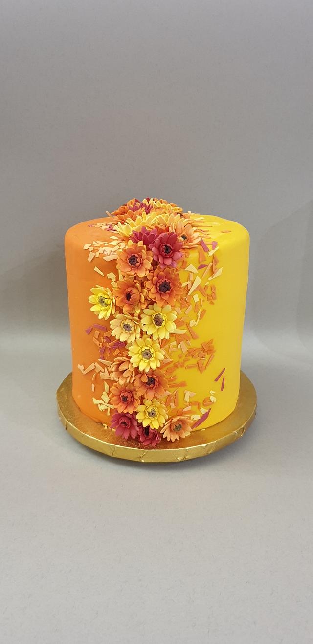 Marigolds - Cake by iratorte - CakesDecor