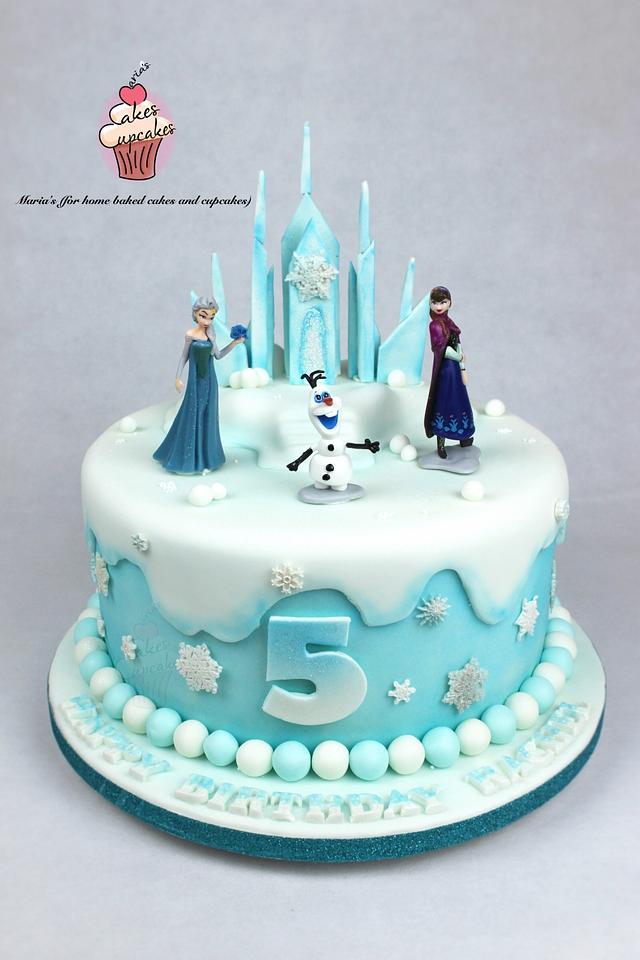 Frozen Cake - Decorated Cake by Maria's - CakesDecor