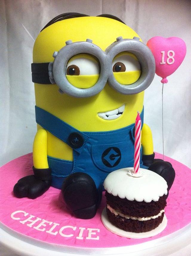 Finally! A Minion!! - Decorated Cake by Mardie Makes - CakesDecor