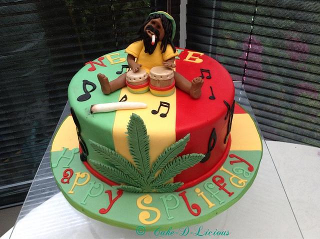 Reggae Bob Marley Decorated Cake By Sweet Lakes Cakes Cakesdecor