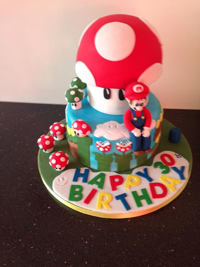 Super Mario Birthday Cake Decorated Cake By Cakesdecor 5105