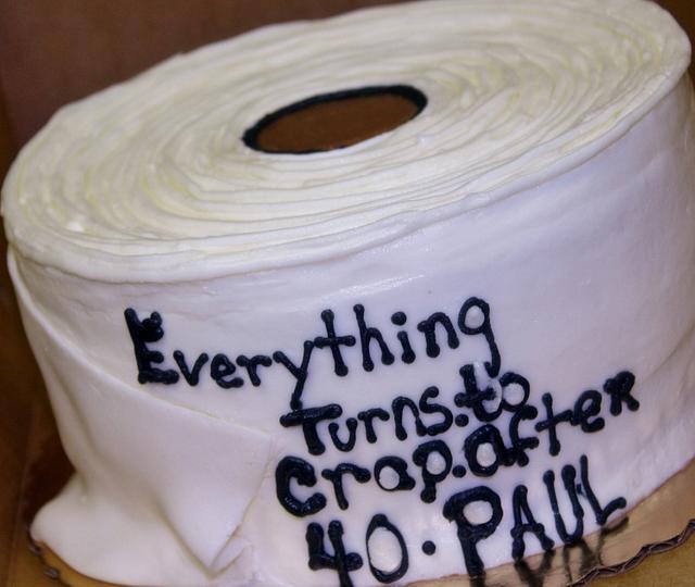 Toilet paper cake! - Decorated Cake by Nancys Fancys - CakesDecor