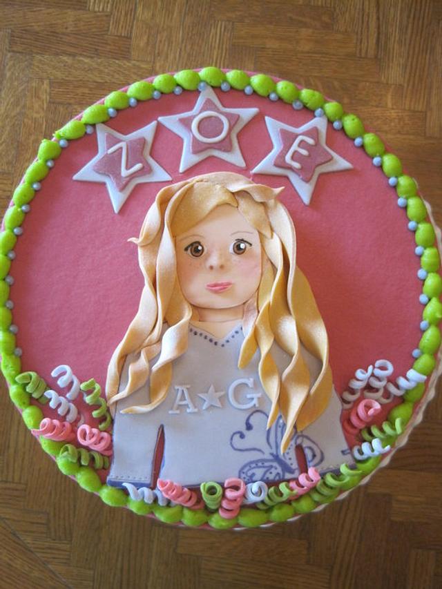 Ameican Girl Doll cake