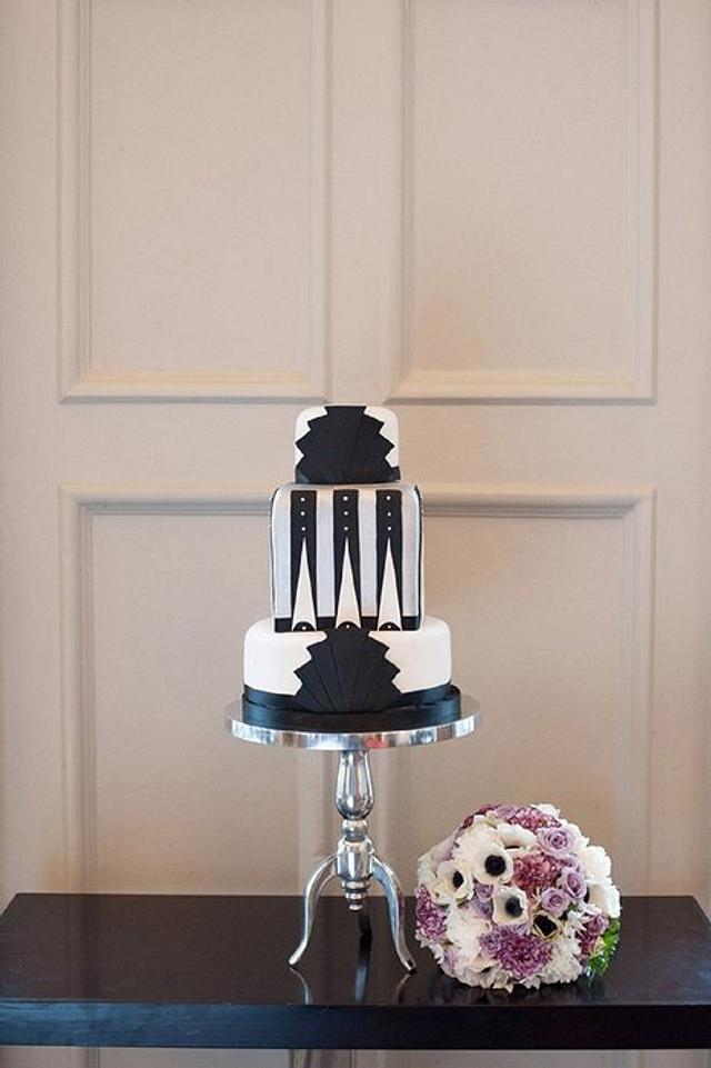 Art Deco Cake Cake By Melissa Woodland Cakes Cakesdecor