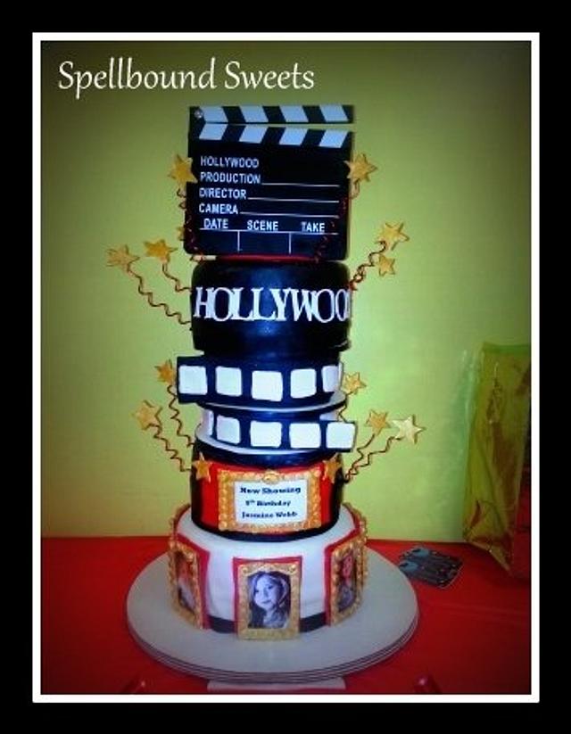 Movie Hollywood Theme Birthday Cake - CakeCentral.com