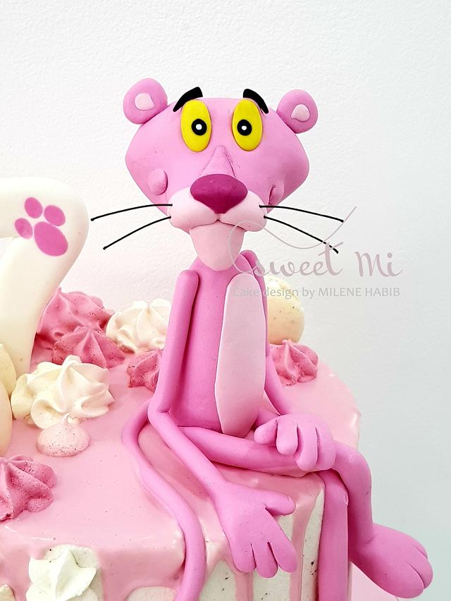 Pink panther - Decorated Cake by Milene Habib - CakesDecor