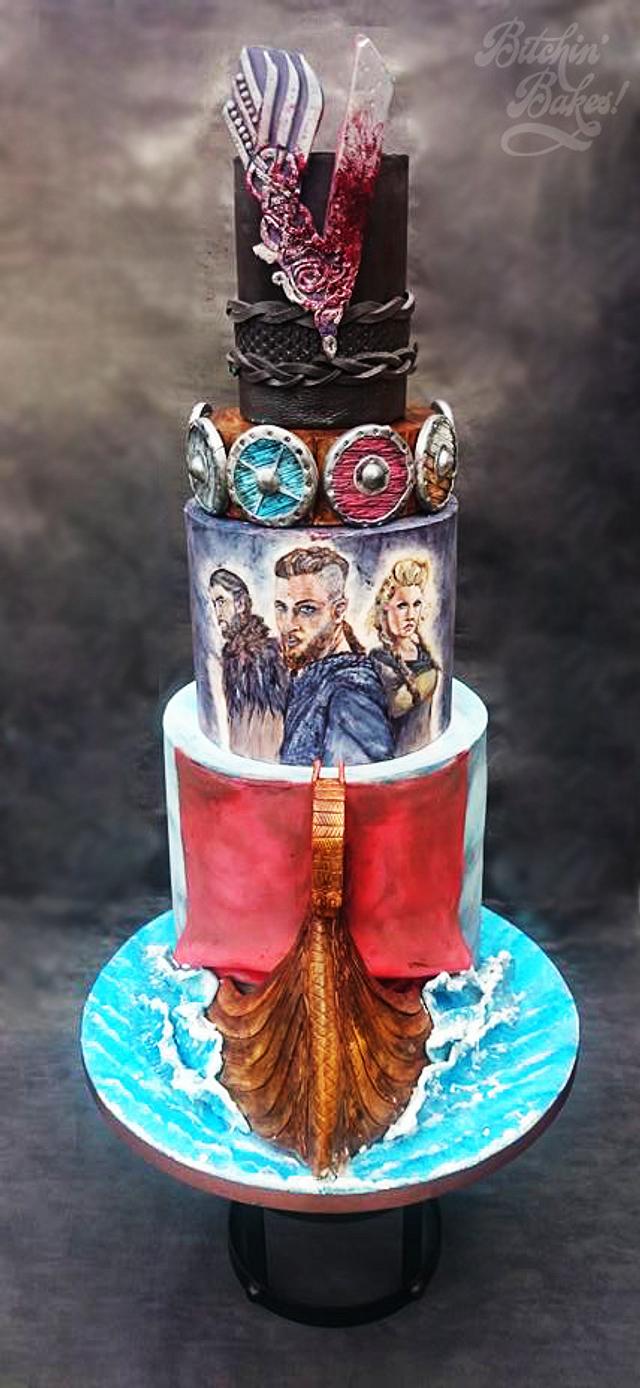 &quot;Vikings&quot; inspired cake - Decorated Cake by fitzy13 - CakesDecor