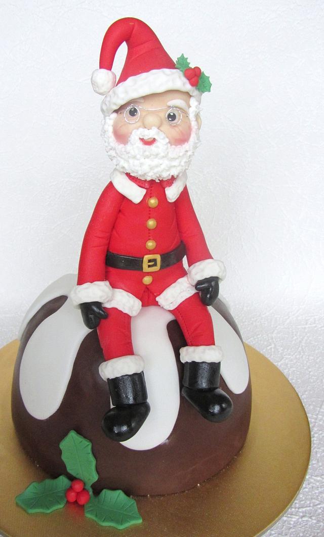Slim Santa. - Decorated Cake by Noreen@ Box Hill Bespoke - CakesDecor