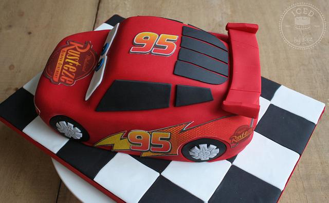 McQueen :) - Cake by IcedByKez - CakesDecor