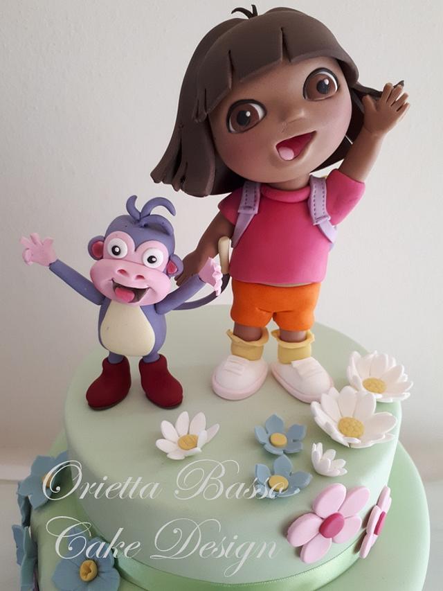 Dora The Explorer Cake By Orietta Basso Cakesdecor