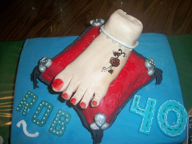 Foot Cake Cake By Sher CakesDecor