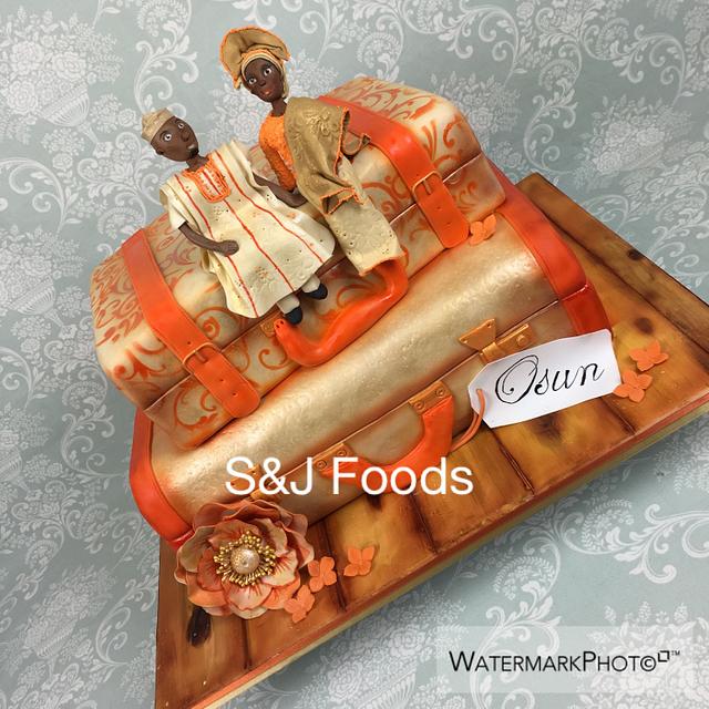 Traditional African Wedding Cake Decorated Cake By S And Cakesdecor