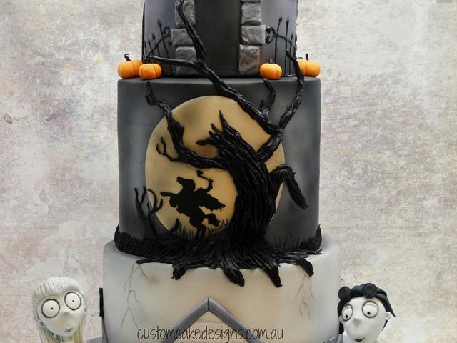 Tim Burton Themed 21st Cake