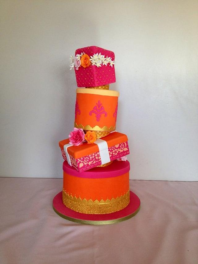 Wedding cake - Decorated Cake by jameela - CakesDecor