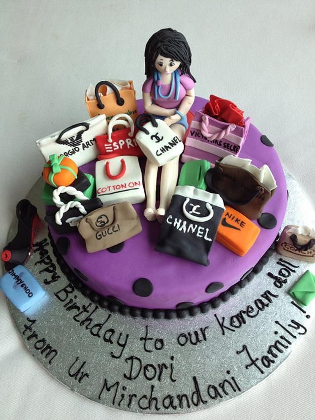 Shopaholic cake for brand freak - Sprinkles by Urvashi