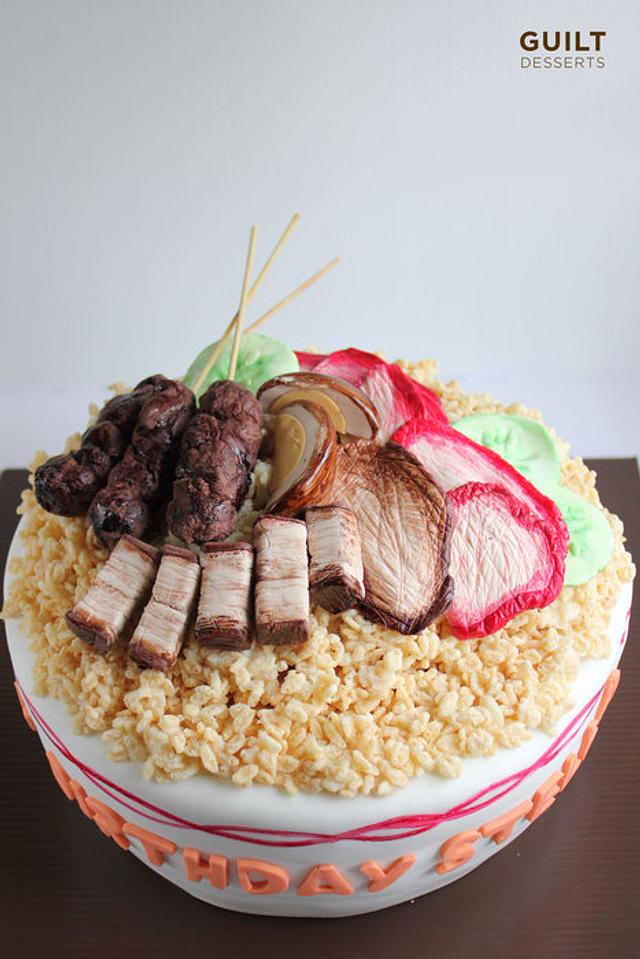 Char Shiu - Pork Rice Cake - Decorated Cake by Guilt - CakesDecor