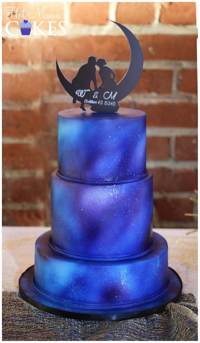 To the Moon and Back Wedding - Decorated Cake by Hot - CakesDecor