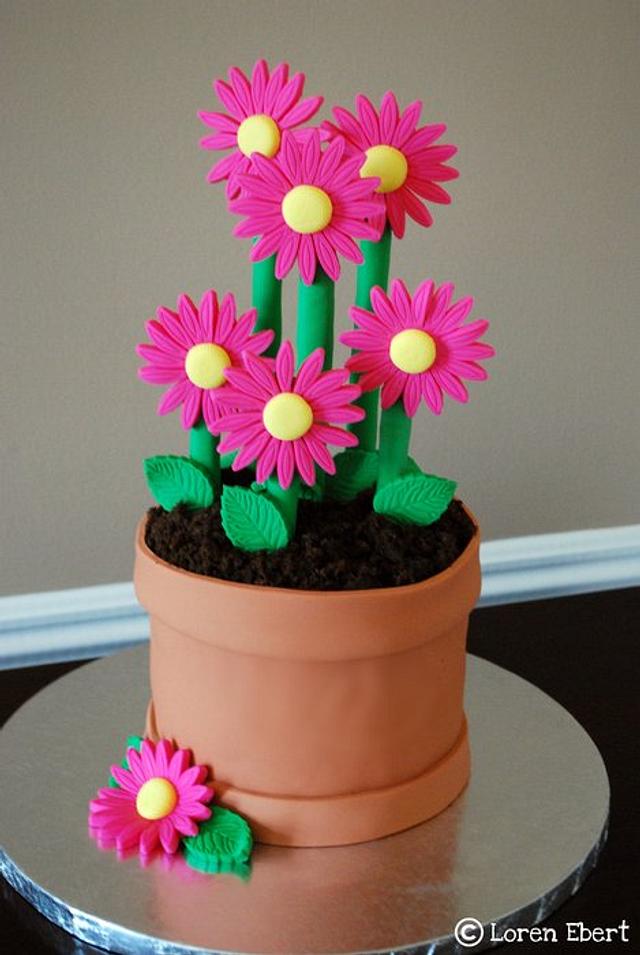 Flower Pot Cake!