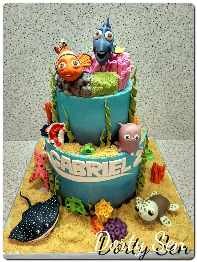 Finding Nemo - Decorated Cake by Alena Boháčová - Dorty - CakesDecor