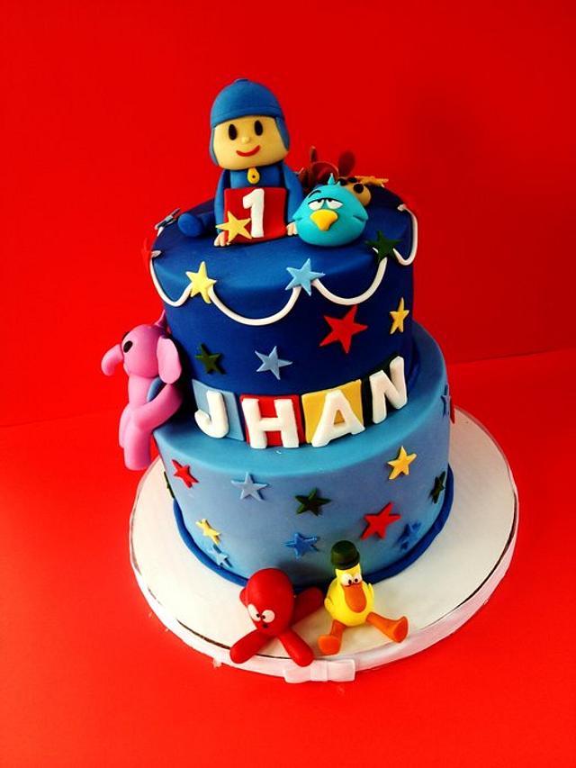 Pocoyo theme cake - Cake by BAKED - CakesDecor