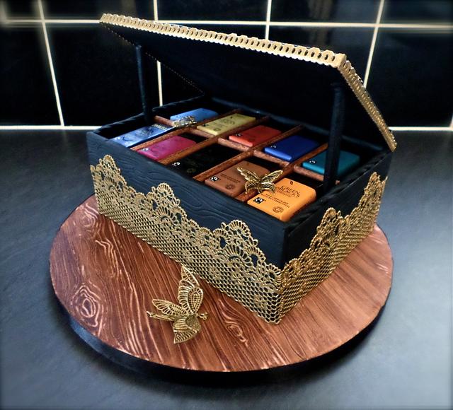 Chocolate box cake - Decorated Cake by Vanessa - CakesDecor